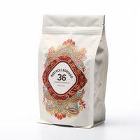Sachets d'emballage pour café à fond carré, personnalisés, avec impression héliogravure mate, fermeture éclair supérieure, en feuille d'aluminium, résistants à l'humidité, pour aliments pour animaux de compagnie et aliments en conserve