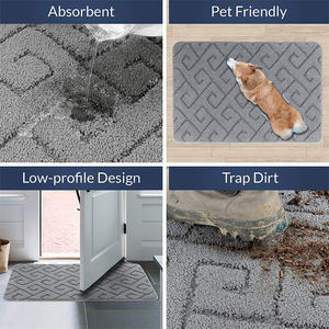 Tapis <span class=keywords><strong>de</strong></span> <span class=keywords><strong>porte</strong></span> intérieur lavable, antidérapant, tapis <span class=keywords><strong>de</strong></span> bienvenue, tapis d'entrée super absorbant pour <span class=keywords><strong>porte</strong></span> d'entrée - Product Image 3