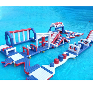 حديقة مائية عائمة قابلة للنفخ للألعاب المائية في حمامات السباحة والمنتجعات التجارية والشواطئ، معدات حديقة مائية قابلة للنفخ - Product Image 4