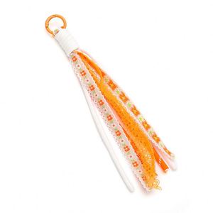 Style Ins Bag DIY Fashion Long Flower <b>Lace</b> Handmade Key Chain <b>Rope</b> Colorful Long Tassel Keychain Mobile Phone Bag Decoration - Product Image 5