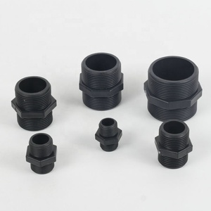 1/2 "3/4" 1 "1-1/4" 1-1/2 "2" <span class=keywords><strong>BSP</strong></span> nam chủ đề Hex núm vú nước nối PVC ống thủy lực phụ kiện <span class=keywords><strong>Adapter</strong></span> - Product Image 2