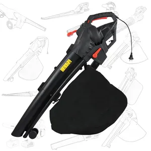 Vertak 3000W electric garden strong leaf blower vacuum high quality back pack leaf blower with 35L bag capacity
