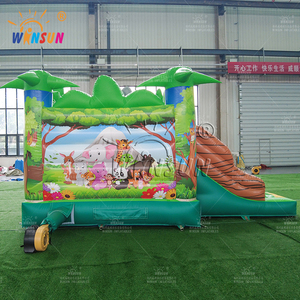 Bosque rebote inflable Castillo de PVC trampolín inflable - Product Image 6