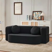 Sofá Cama Comprimido al Vacío para Sala de Estar, Apartamento, Dormitorio, Relajación, Sofá Modular Reclinable Plegable de Doble Uso