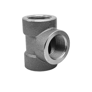 Té fileté ASTM/ASME/JIS/DIN/BS/GB haute pression 1/8 "-4" Carton acier/acier inoxydable fileté/Té de soudure à douille - Product Image 1