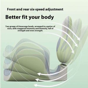 <b>Back</b>, Hip and Waist Massage Pad, Electric and Portable Finger-pressure Full-body Massage Chair Seat <b>Cushion</b> - Product Image 2