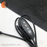Coussin chauffant électrique usb pour veste, 5v 7.4v 12v 300x300mm