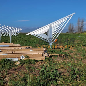 UISOLAR Hot-Selling ST2 Mount Solar Ground Rack Bracket Easy <strong>Fixed</strong> Open Field HDG Steel <strong>Post</strong> for Hot Solar System Mounting - Product Image 1