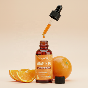Gocce Liquide di Vitamina D3 al Gusto Arancia 2FL OZ per Adulti, Integratore Energetico |   Fornitore all'Ingrosso OEM/ODM con Etichetta Privata, 2ml per Confezione - Product Image 3