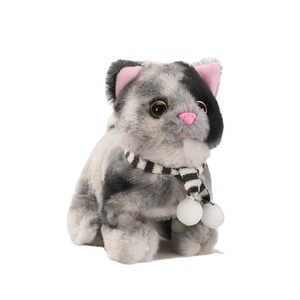 Questo è un cane giocattolo di peluche elettrico di simulazione che può abbaiare, camminare, scodinzolare <span class=keywords><strong>e</strong></span> annuire la testa. È un simpatico giocattolo elettronico per animali domestici - Product Image 2