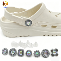 Boucles en plastique Olian personnalisées pour chaussures, breloques à boucle, boutons-pression, boutons de chaussures pour sabots