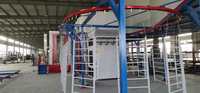 Cabine de peinture électrostatique Double Win pour machines à poudre, contrôle PLC, télécommande en acier, garantie 12 mois, galvanisation, Shandong