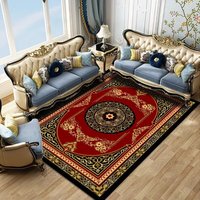 Tapis en velours cristal rose ivoire à motifs floraux pour salon, chambre à coucher, décoration intérieure, fournisseur en gros B2B, tapis classique