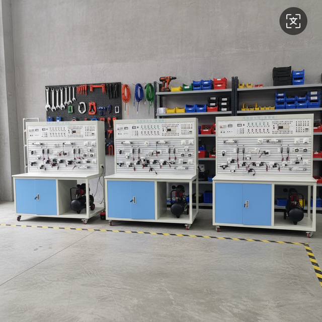 Pneumatic PLC Integrated Training Device Metal Educational Equipment Lab Use Training Kit