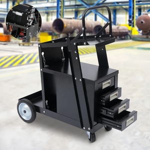 Chariot durable pour découpeur <span class=keywords><strong>de</strong></span> plasma Chariot <span class=keywords><strong>de</strong></span> soudage à quatre tiroirs pour le stockage des câbles et des bouteilles <span class=keywords><strong>de</strong></span> <span class=keywords><strong>gaz</strong></span> Chariots <span class=keywords><strong>de</strong></span> soudage Chariot pour machine à souder - Product Image 5