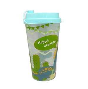 Festa di <span class=keywords><strong>compleanno</strong></span> a tema dinosauro festa 600ML con coperchio e paglia di dinosauro bicchieri di plastica - Product Image 4