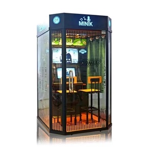 Centro commerciale al coperto elettronica Jukebox Karaoke sala di canto a gettoni macchina da gioco KTV Arcade Plaza Station stand di canto - Product Image 6