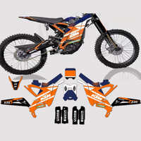 Autocollants graphiques personnalisés imperméables pour Sur Ron Light Bee, résistants aux rayures, pour moto électrique tout-terrain