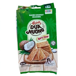 ขนมมะพร้าวอบกรอบ QUYTHU ของแท้ 225 กรัม ขายดี ราคาส่ง แข่งขันได้ รับส่งออก - Product Image 1