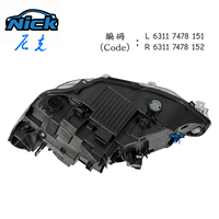 Pour BMW Série 4 F32 Phare LED 2017-2020 BMW F32 F36 420i 428 430i 435i M3 M4 Gauche et Droit Phare d'origine LED DRL