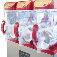 Machine à Granita Électrique Professionnelle à Trois Bacs, Machine à Glace Pilée Facile à Utiliser