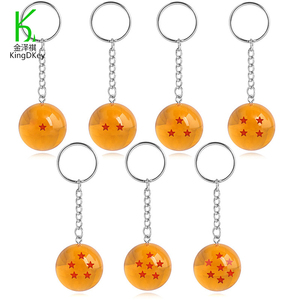 Tùy Chỉnh Keychain Vòng Dbz Epoxy Acrylic Charms <span class=keywords><strong>Maker</strong></span> Vàng Pha Lê Rồng Bóng <span class=keywords><strong>Z</strong></span> Keyring Nhựa Keychain - Product Image 1