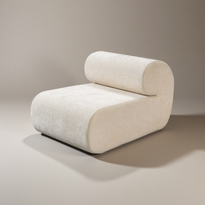 Canapé moderne à une place sans accoudoirs, doux et confortable, canapé pour petit espace et canapé en boîte pour espace limité - Product Image 2