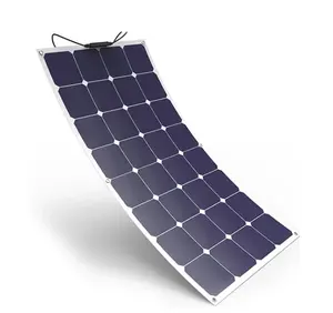 Hetech extérieur flexible soleil puissance pliable 190w panneau solaire 100w panneau solaire flexible panneau photovoltaïque