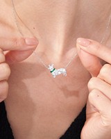Collier en argent S925 Corgi Viral : Le cadeau idéal, apprécié des influenceurs animaliers, des icônes d'Internet, de la royauté européenne et des célébrités