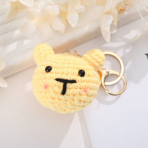 Porte-clés poupée en laine crochetée style dessin animé, pendentif mignon pour sac et vêtements, boucle de suspension, décoration de voiture, accessoires en gros 31cm-50cm - Product Image 3