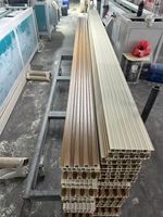 Gran oferta, Panel de pared WPC impermeable, revestimiento compuesto de plástico y madera ecológico para Interior Exterior