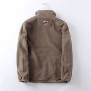 Exporté vers la Norvège Simple doublé polaire épaissie double face polaire hommes automne et hiver chaud décontracté ample grande taille - Product Image 2