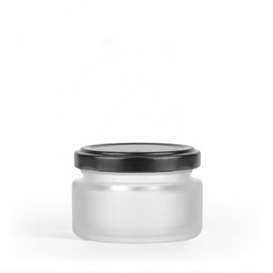 Frasco de Vidrio Mate Premium de 50 ml de KubanStekloTara con Tapa de Rosca de 58 mm para Cremas para el Cuidado de la Piel, Velas y Miel - Product Image 4