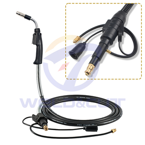 LIN Heavy Duty Magnum PRO CURVE HDE 250 Antorcha de soldadura 10FT 15FT 250A Conector <span class=keywords><strong>Lincoln</strong></span> refrigerado por aire <span class=keywords><strong>Pistola</strong></span> <span class=keywords><strong>MIG</strong></span> 0,6-1,2mm Gas CO2 - Product Image 3
