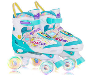 Nouveauté 2026 Patins à roulettes professionnels à <span class=keywords><strong>quatre</strong></span> roues en cuir Banwei pour enfants, durables, économiques et de haute qualité, pour le patinage libre - Product Image 3