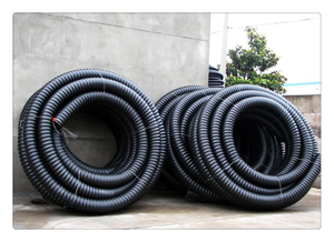 HDPE En Spirale De Carbone de Tuyau Ondulé En Plastique - Product Image 6