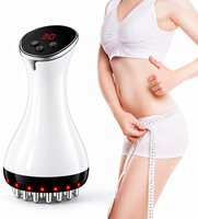 Appareil de massage électrique chauffant pour le remodelage corporel, brosse de massage des méridiens, masseur de drainage lymphatique et outils de massage anti-graisse