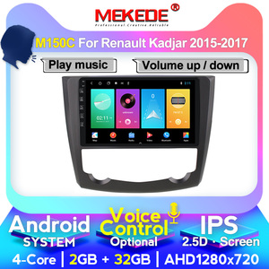 Mekede M <span class=keywords><strong>Android</strong></span> Điều Khiển Bằng Giọng Nói IPS 2.5D Màn Hình Video Xe Cho Renault <span class=keywords><strong>Kadjar</strong></span> 2015 2016 2017 2 + 32GB GPS BT Video Out SWC Stereo - Product Image 4