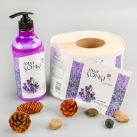 Étiquette personnalisée impression produit privé cosmétique logo autocollant adhésif étanche bouteille autocollant étiquettes pour bouteilles cosmétiques