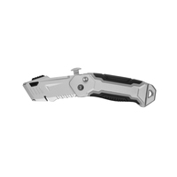 ROLLINGDOG ELITE 50522 Lame de rasoir SK5 à revêtement remplaçable en acier inoxydable Couteau utilitaire pliant à ouverture automatique