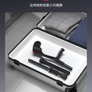 Béquille télescopique OEM en alliage d'aluminium, pliable, absorbant les chocs, pour la marche et le soutien en extérieur lors de la randonnée - Product Image 2