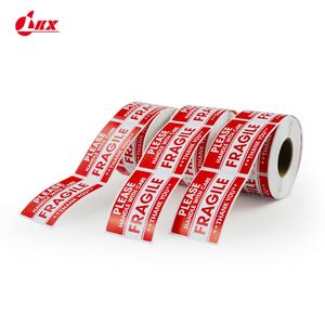 Etiquetas Adhesivas de Advertencia de Frágil para Pequeñas Empresas, Impresión Personalizada, Semi Brillantes - Product Image 2