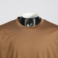 En stock – Vente en gros – T-shirt homme en coton mercerisé avec logo personnalisé OEM – Manches courtes, col rond, qualité supérieure, toucher soyeux, basique