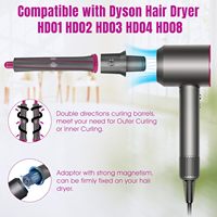 Adaptateur professionnel pour fer à boucler en plastique pour sèche-cheveux à moteur sans balais 110 000 tr/min HD01 HD03 HD08 Styler