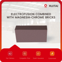 Brique réfractaire de haute qualité en magnésium et chrome, excellente résistance à l'érosion pour les fours électriques en acier et non-acier