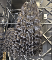 Extensions de cheveux humains bruts cambodgiens ondulés bouclés, cheveux bruts bouclés vietnamiens et birmans, cheveux naturels indiens bouclés, ondulés et mouillés