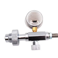 Adaptateur de station de remplissage d'air comprimé en acier inoxydable HPA G5/8 DIN 232/300 Bar pour le remplissage de réservoirs de plongée SCBA et le chargement d'outils pneumatiques