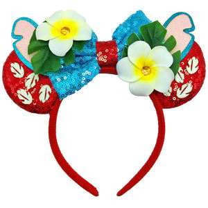 亮片老鼠耳朵头带缝线老鼠耳朵头带女派对假日发带 - Product Image 5