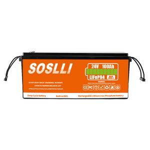 Lifepo4 Batterij 24V 200Ah 12V 24V 100Ah 200Ah 300Ah 400Ah 600Ah 24V Solar Lithium Batterijen 24V 100Ah Lithium Batterij - Product Image 1