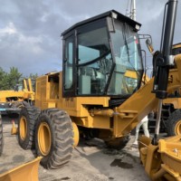 Niveleuse Caterpillar 140K de 15 tonnes à haute efficacité, modèle 2023, d'occasion, d'origine, du Japon (CAT 140K, 140H, 140G)